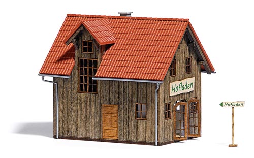 Hofladen (Bausatz) Modell von Busch 1:87