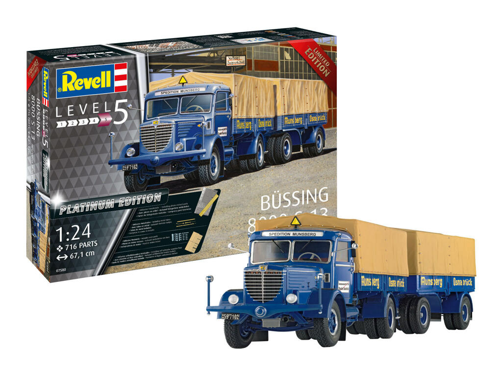 Büssing 8000 S 13 mit Trailer Platinum Edition Bausatz