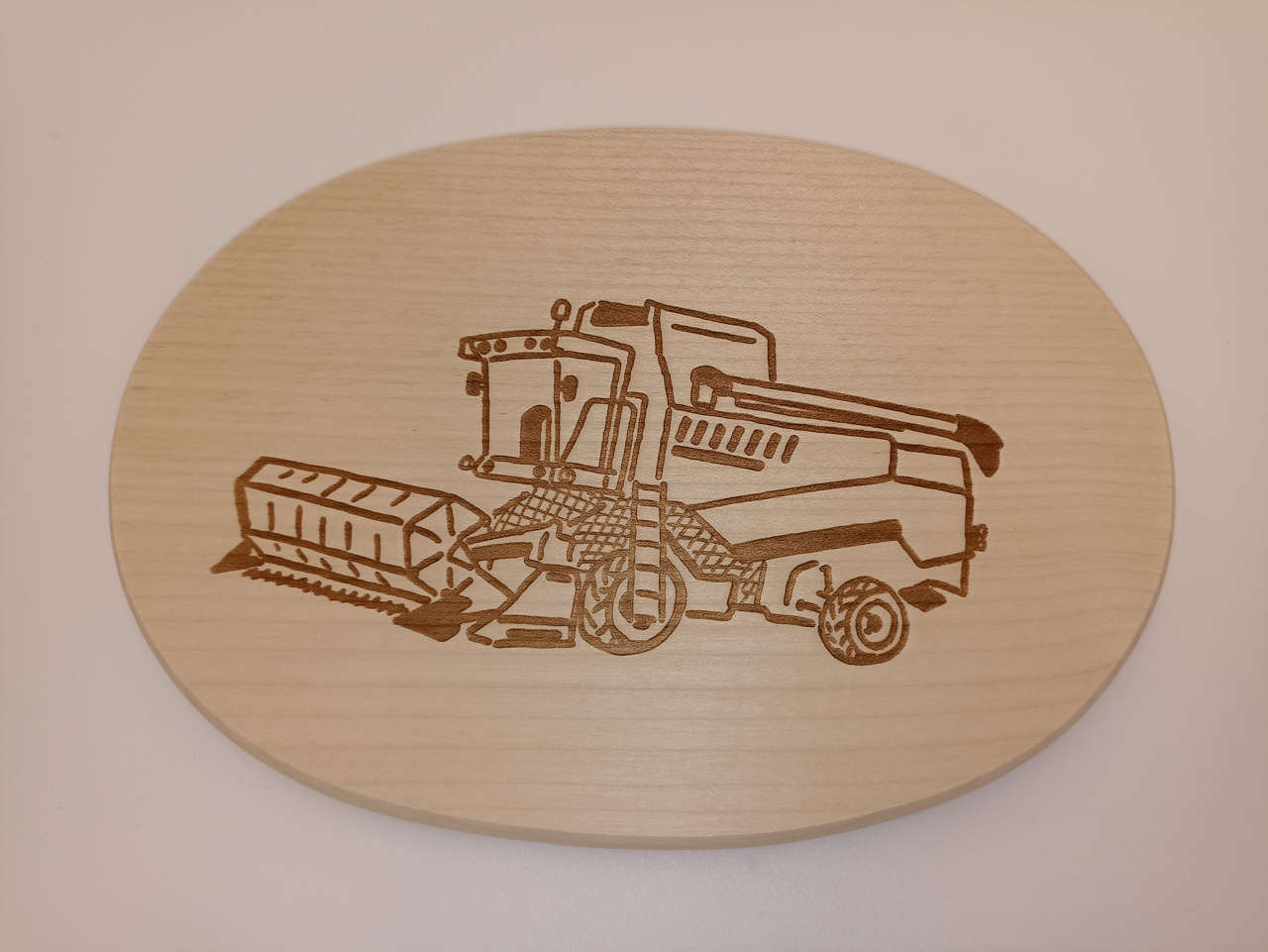 Frühstücksbrett Mähdrescher-1