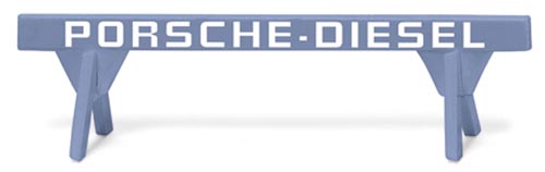 Porsche Schlepper Set Modell von WIKING 1:87