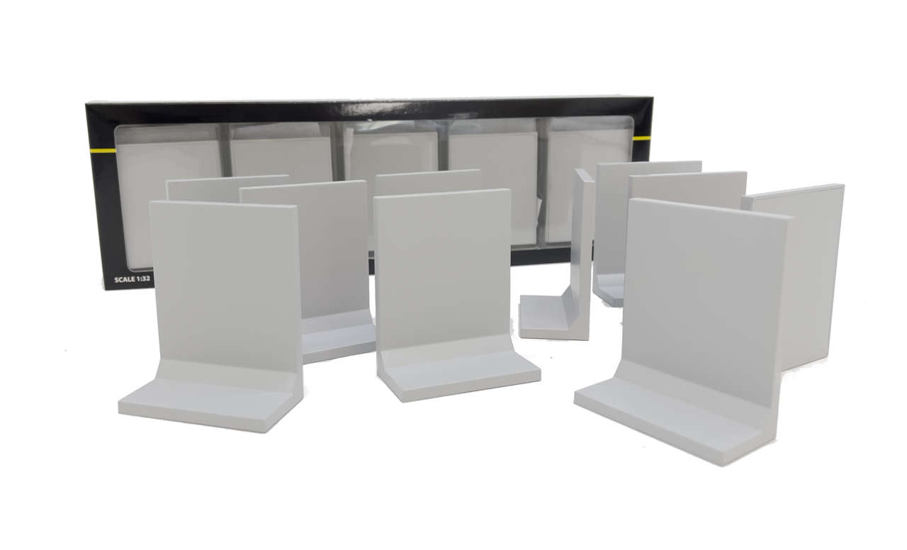 L-Stützwände Satz a 10 Stück-1