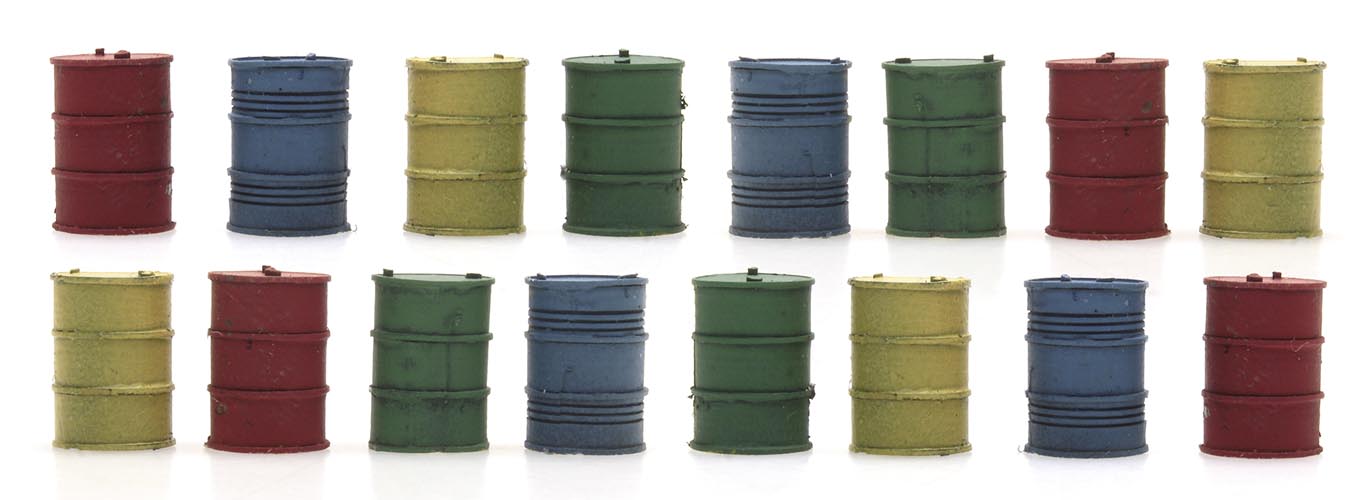 Ölfässer (Fertigmodell koloriert) Modell von Artitec 1:87