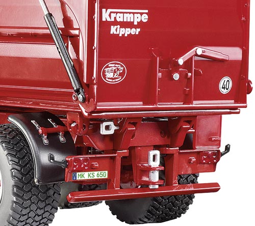 Krampe Big Body 650 S Hinter-Seitenkipper Modell von WIKING 1:32