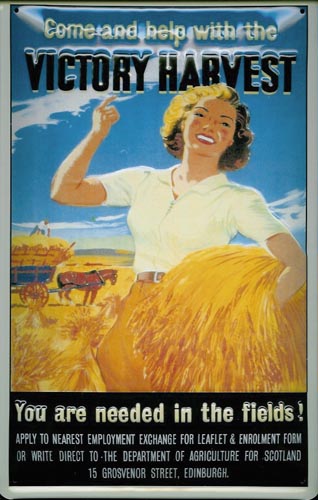 Blechschild „Victory Harvest“