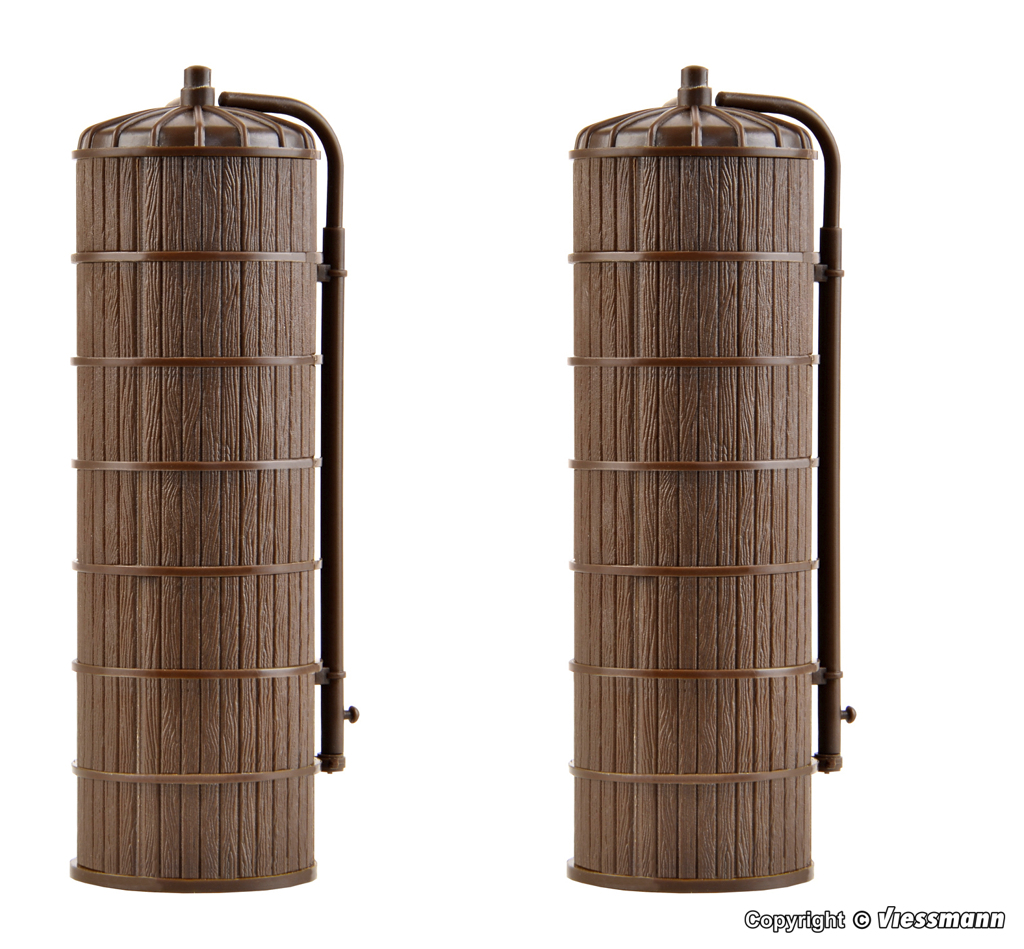 Getreidesilo 2 Stück Bausatz Modell von Vollmer 1:87