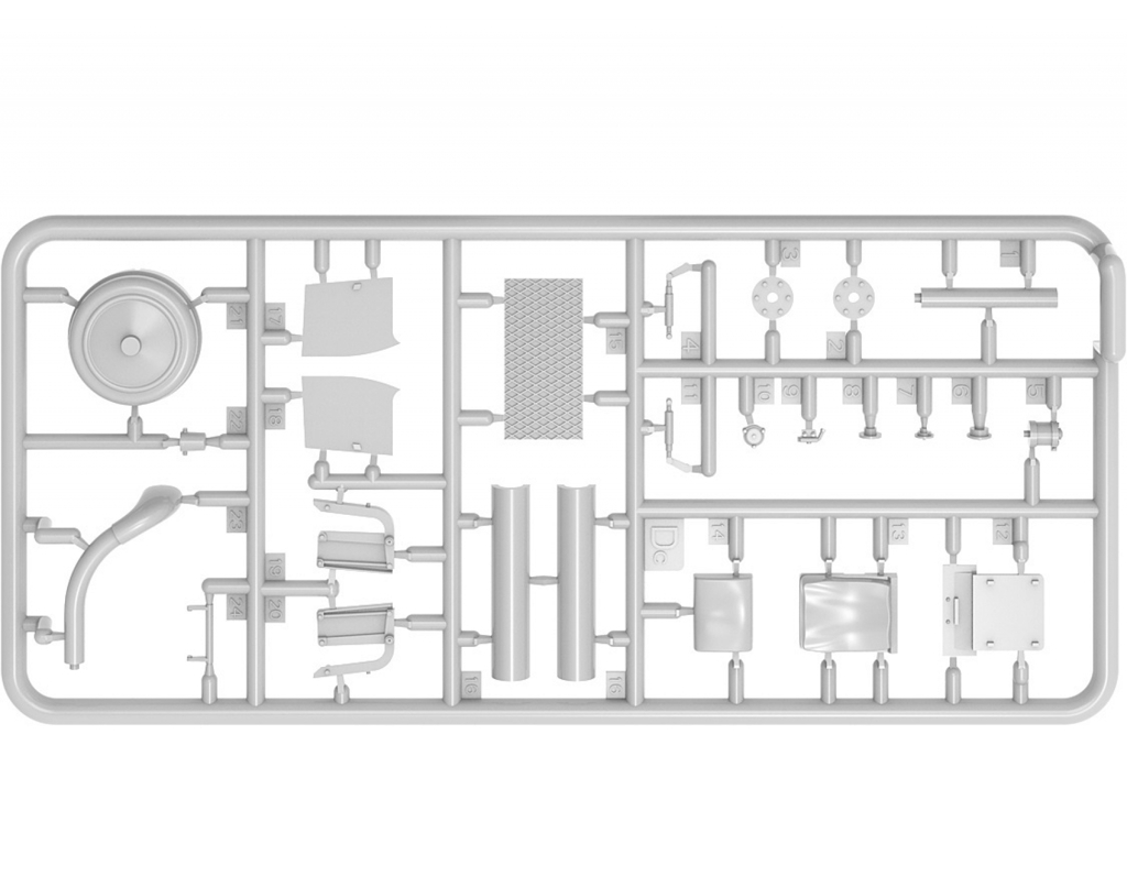 Lanz Industrietraktor D8532 Bausatz Modell von MiniArt 1:35