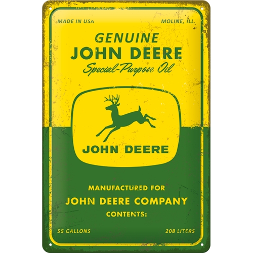 Blechschild John Deere-1