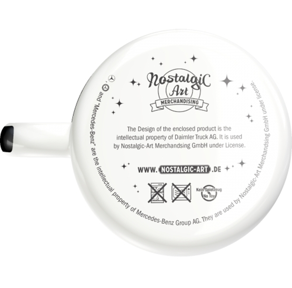 Emaille-Becher Mercedes-Benz Truck Models