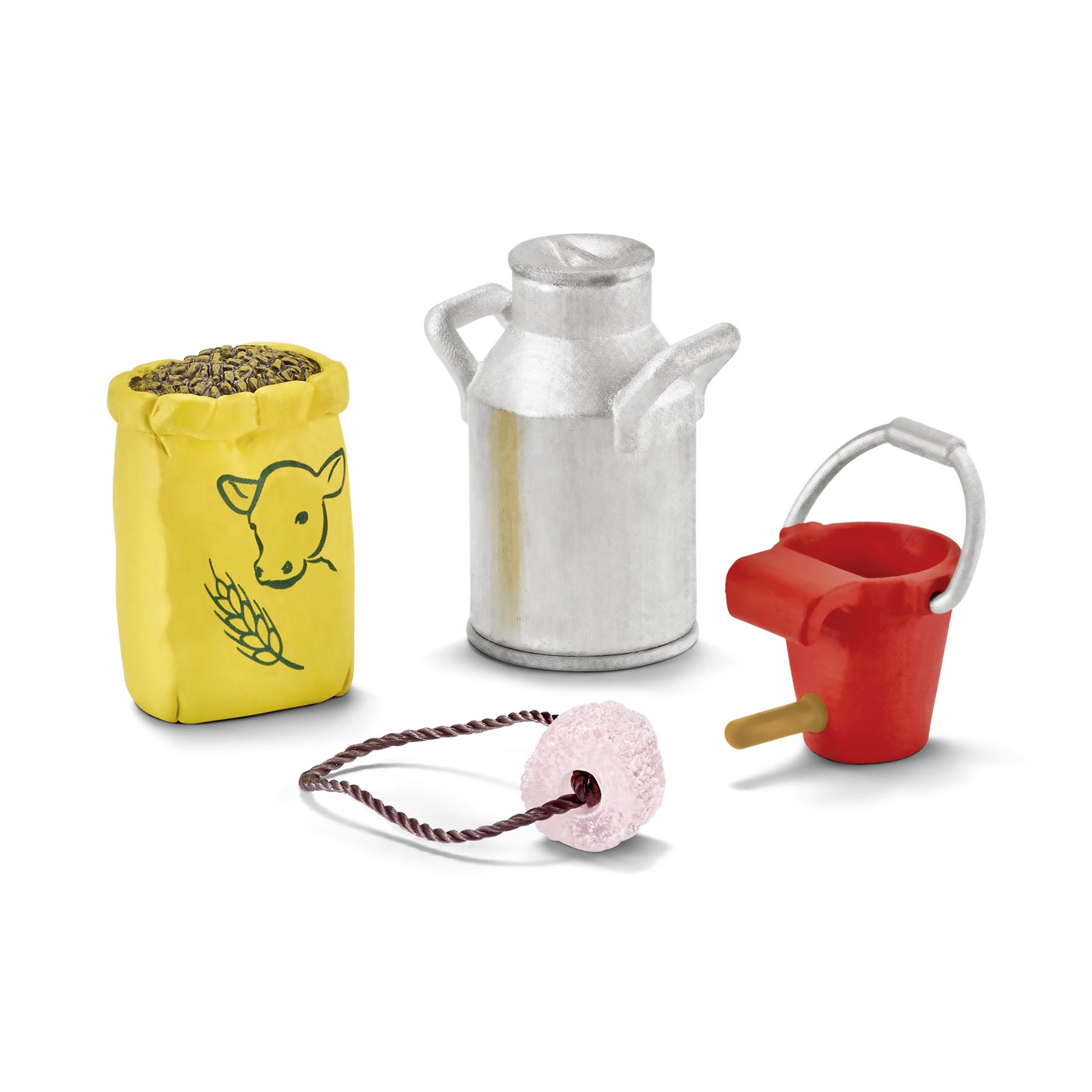 Futter für Kuh und Kälbchen Modell von Schleich