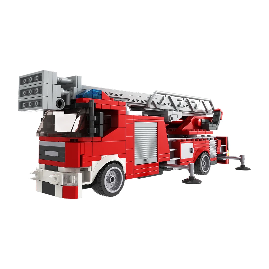 Brixies Plus Feuerwehr mit Drehleiter
