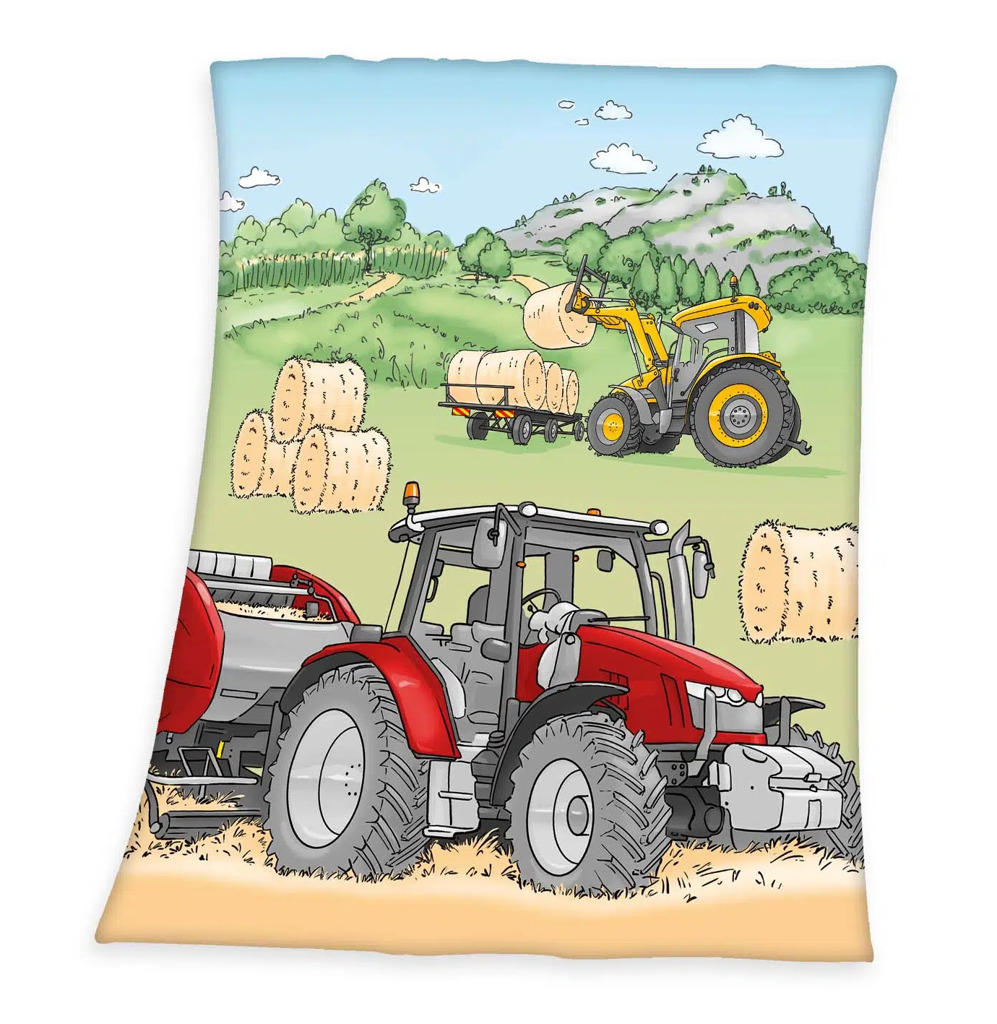 Traktor Fleecedecke-1