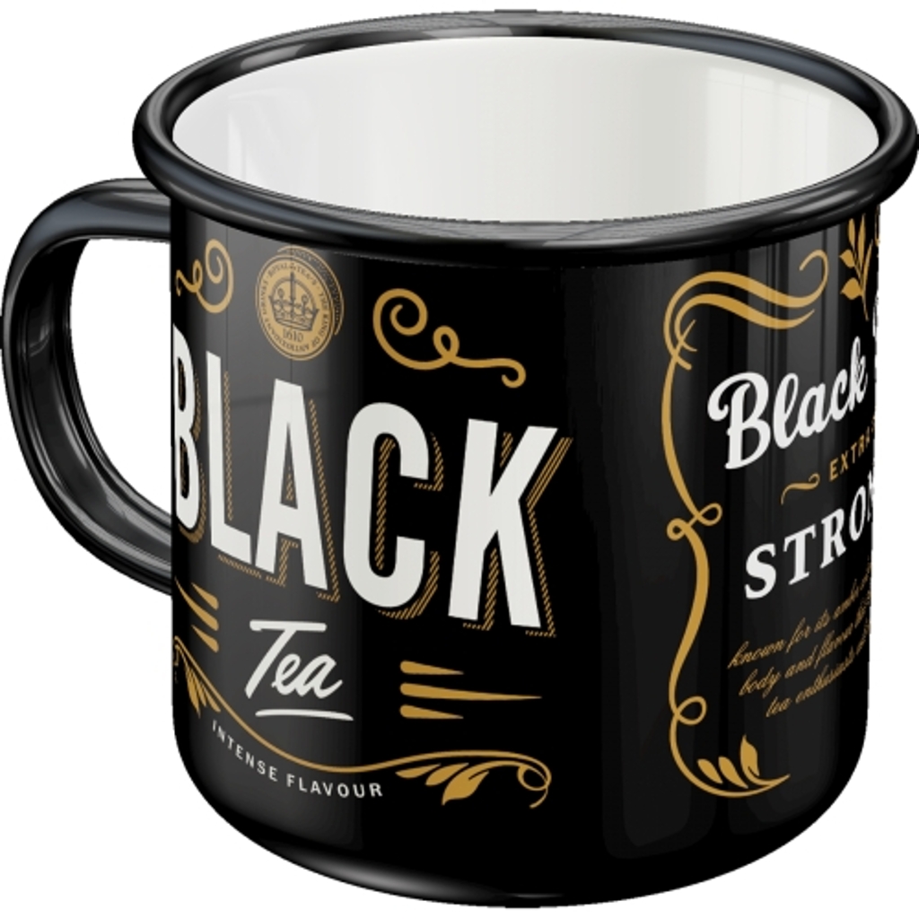 Emaille-Becher Black Tea-1