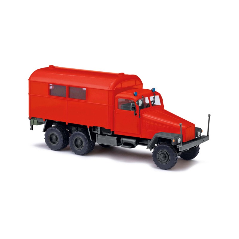 IFA G5 56 Koffer Werkstattwagen Feuerwehr BJ. 1956 Modell von Busch 1:87