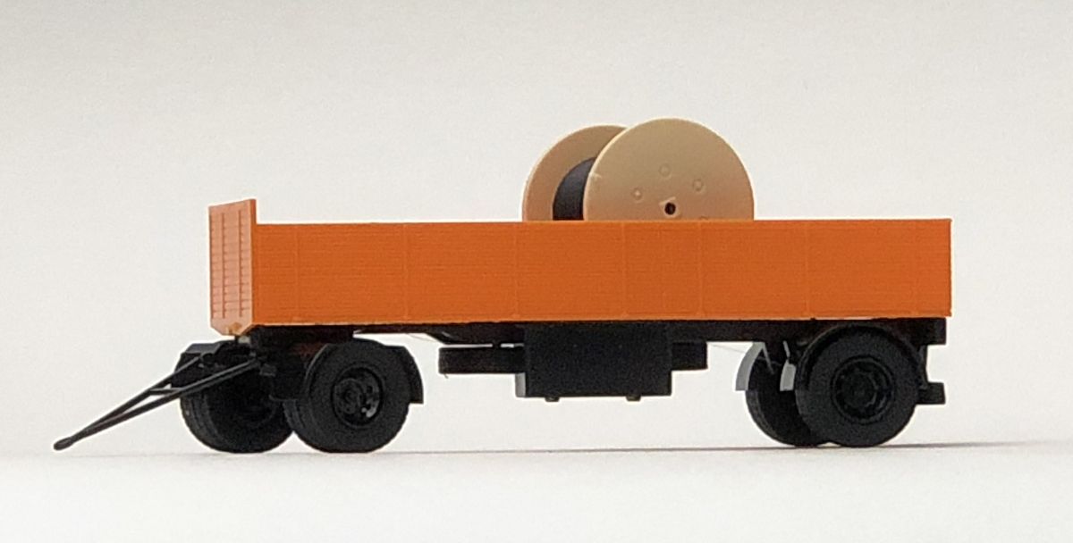 Obus-Leitungsbau Pritschenwagen mit Kabeltrommel-1