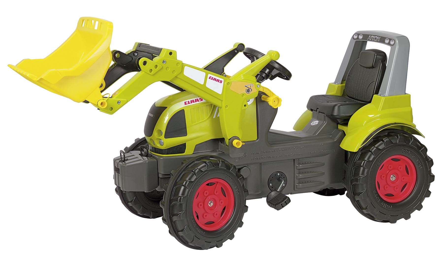 Claas Arion 640 mit Frontlader Trettraktor