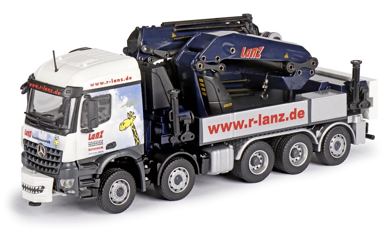 Mercedes-Benz Arocs 5-achs mit PK 200002L SH Ladekran Modell von Conrad 1:50