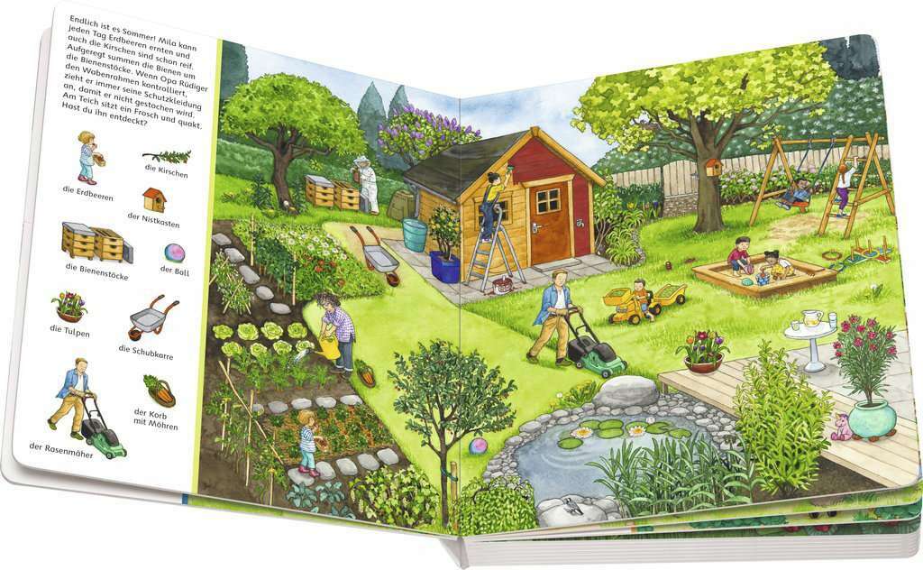 Mein großes Sachen suchen: Bei uns im Garten