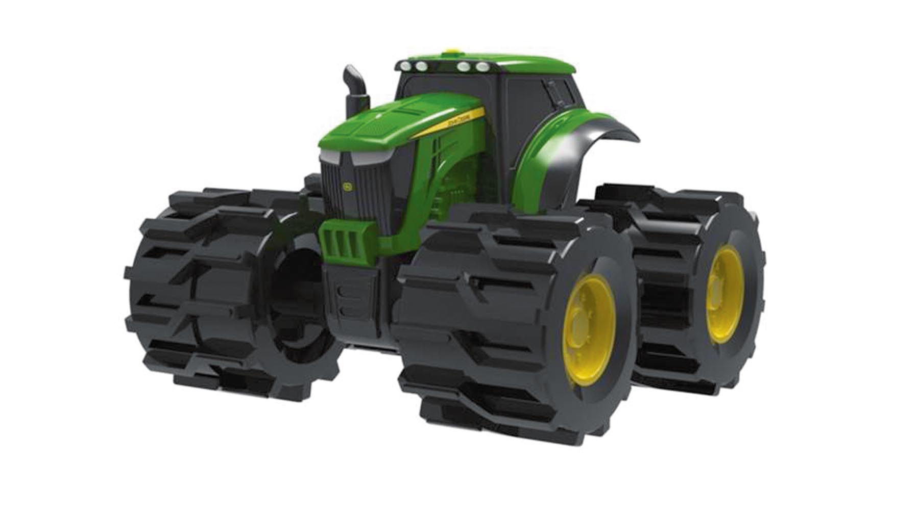 John Deere mit großen Monster-Rädern Modell von Britains