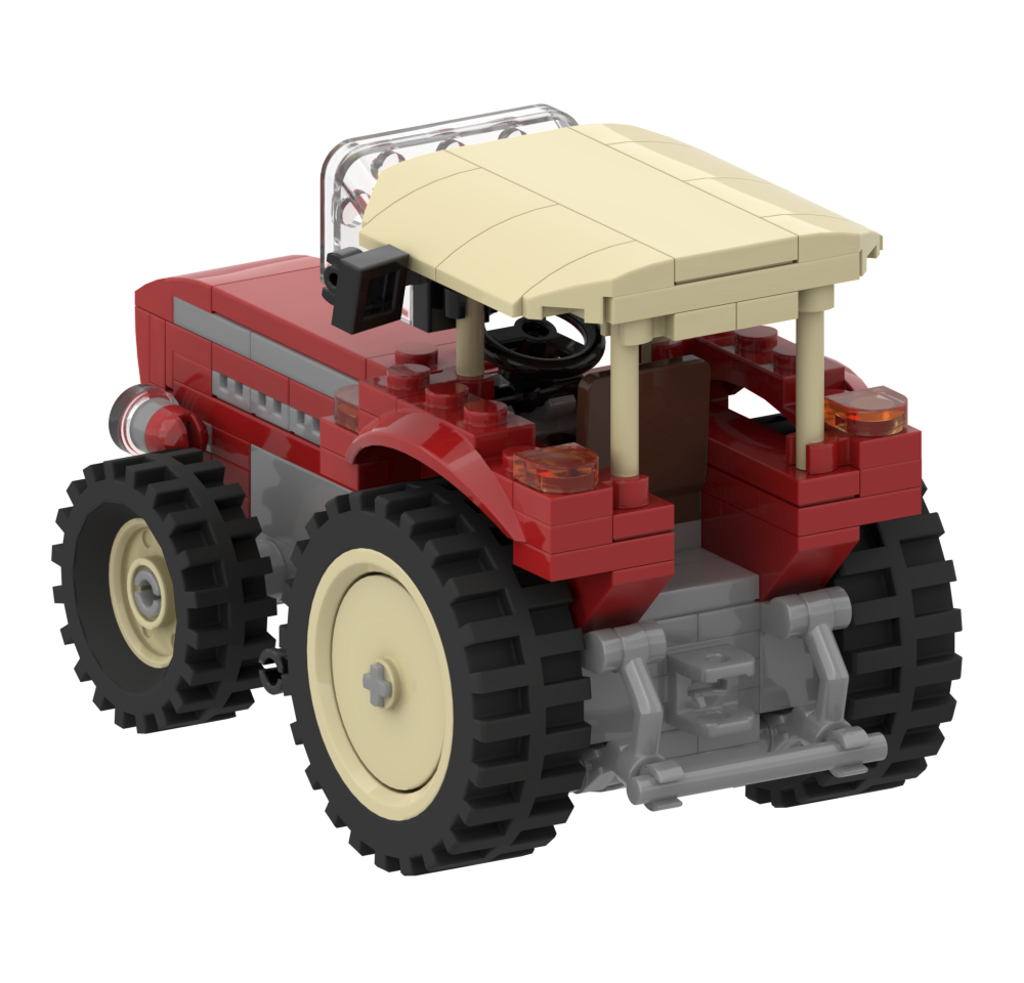 Schlüter Super 650 Traktor Bausatz mit Klemmbausteinen