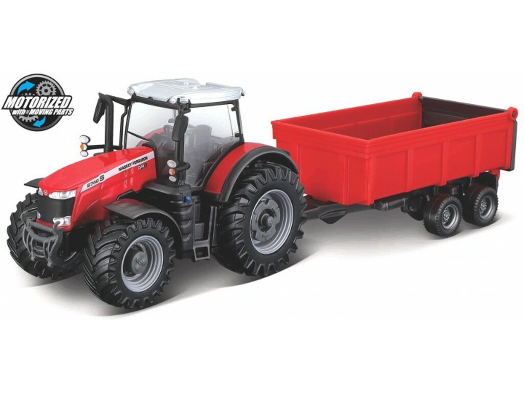Massey Ferguson 8740 S mit Kipper-1