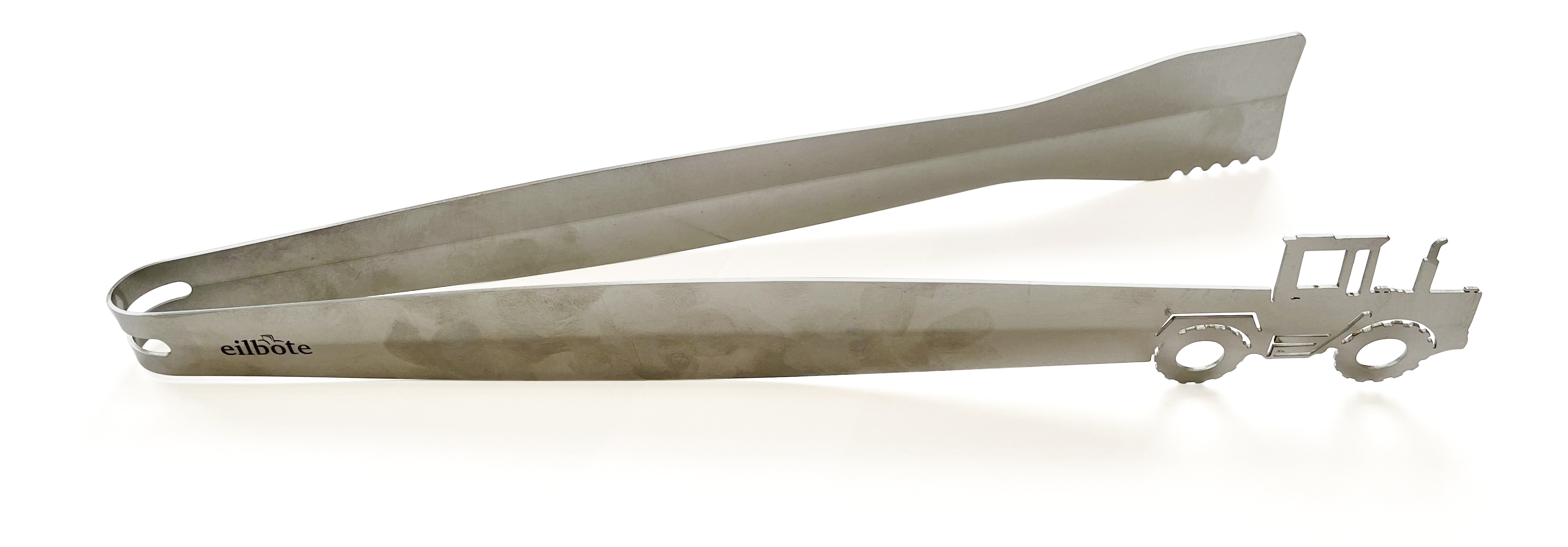 Grillzange Edelstahl lang Traktor Trac