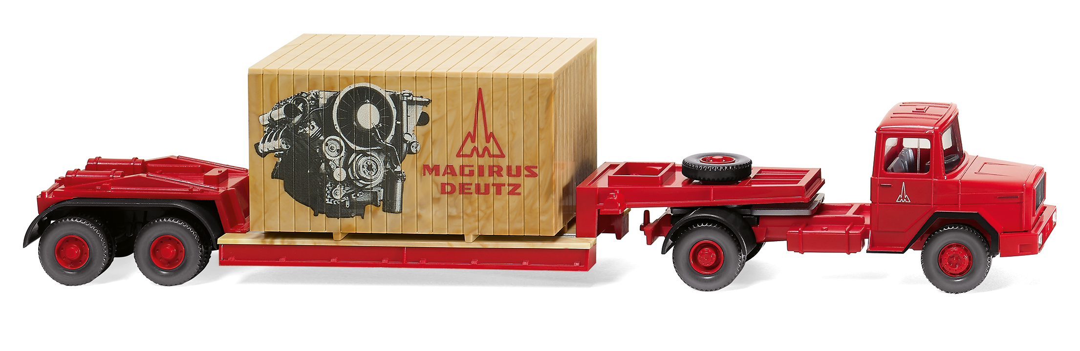 Magirus-Deutz Tiefladesattelzug Modell von WIKING 1:87