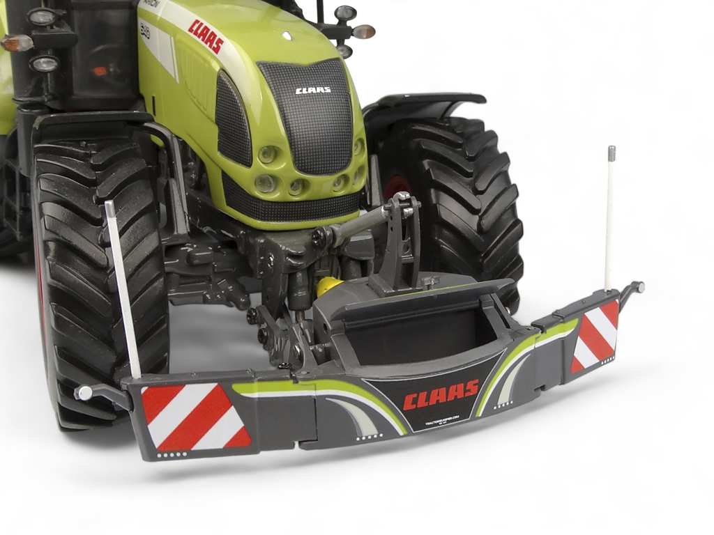 Tractorbumper Sicherheitsfrontgewicht 800 kg Claas Version Modell von Universal Hobbies 1:32