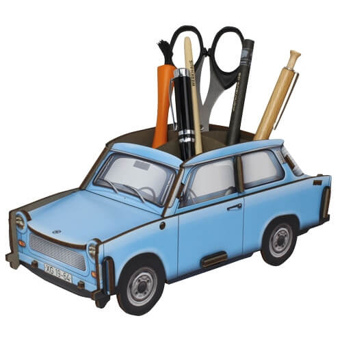 Werkhaus Trabant kristallblau Stiftebox