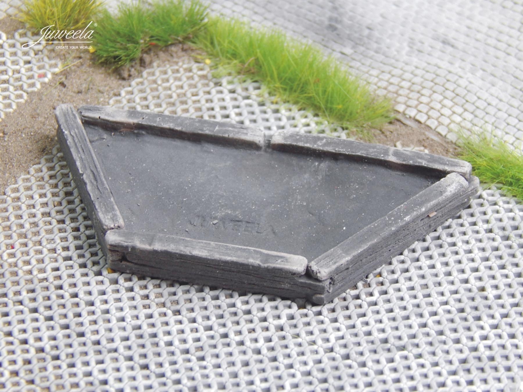 Straßenpflanzkübel, groß (5 Stck.) Modell von Juweela 1:87