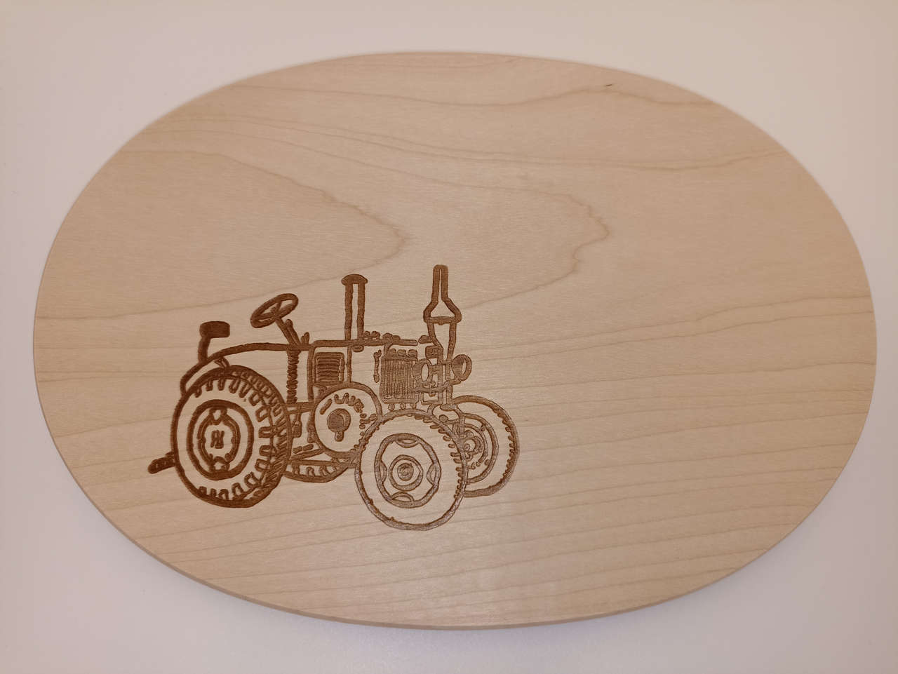 Frühstücksbrett Lanz Traktor-1