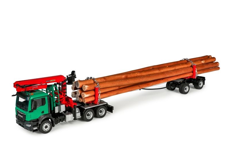 DOLL Langholzlader auf MAN TGS NN Modell von Conrad 1:50