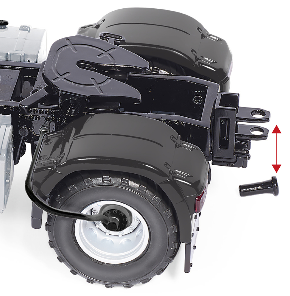 MAN TGS 18.510 4x4 BL 2-Achs Zugmaschine grün Modell von WIKING 1:32