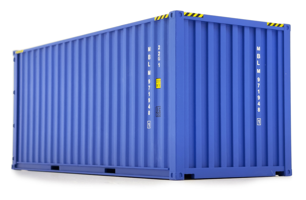 Seefracht Container 20t blau-1
