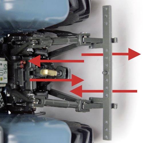 Eicher Wotan II (3014) mit Verdeck (1968 - 1976) Modell von Weise-Toys 1:32