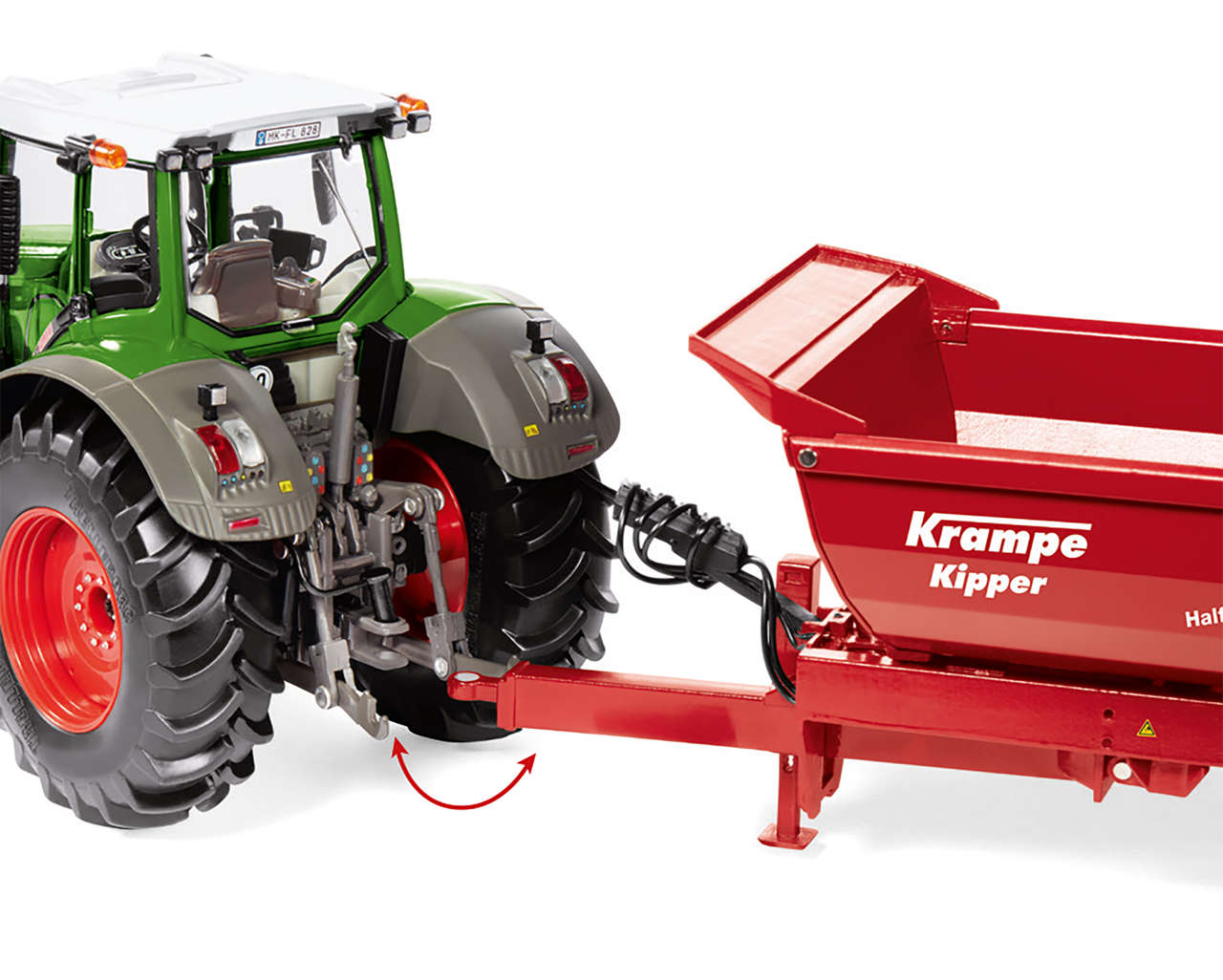 Krampe Halfpipe HP 20 Muldenkipper Modell von WIKING 1:32