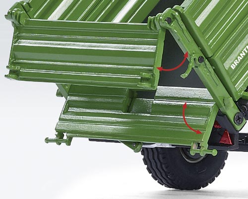 Brantner E 6035 Einachs-Dreiseitenkipper Modell von WIKING 1:32