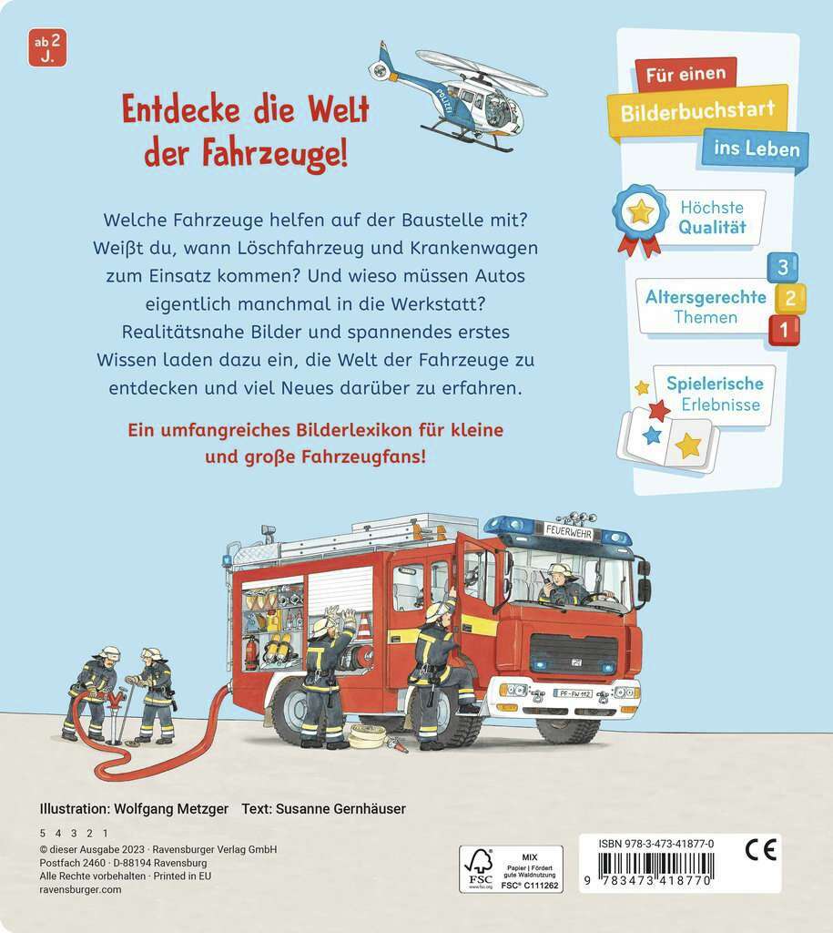 Mein großes Bilderlexikon: alles über Fahrzeuge