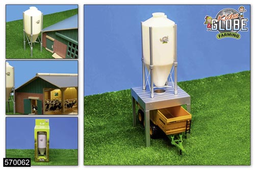 Großes Silo mit Gestell Modell von Kids Globe 1:32