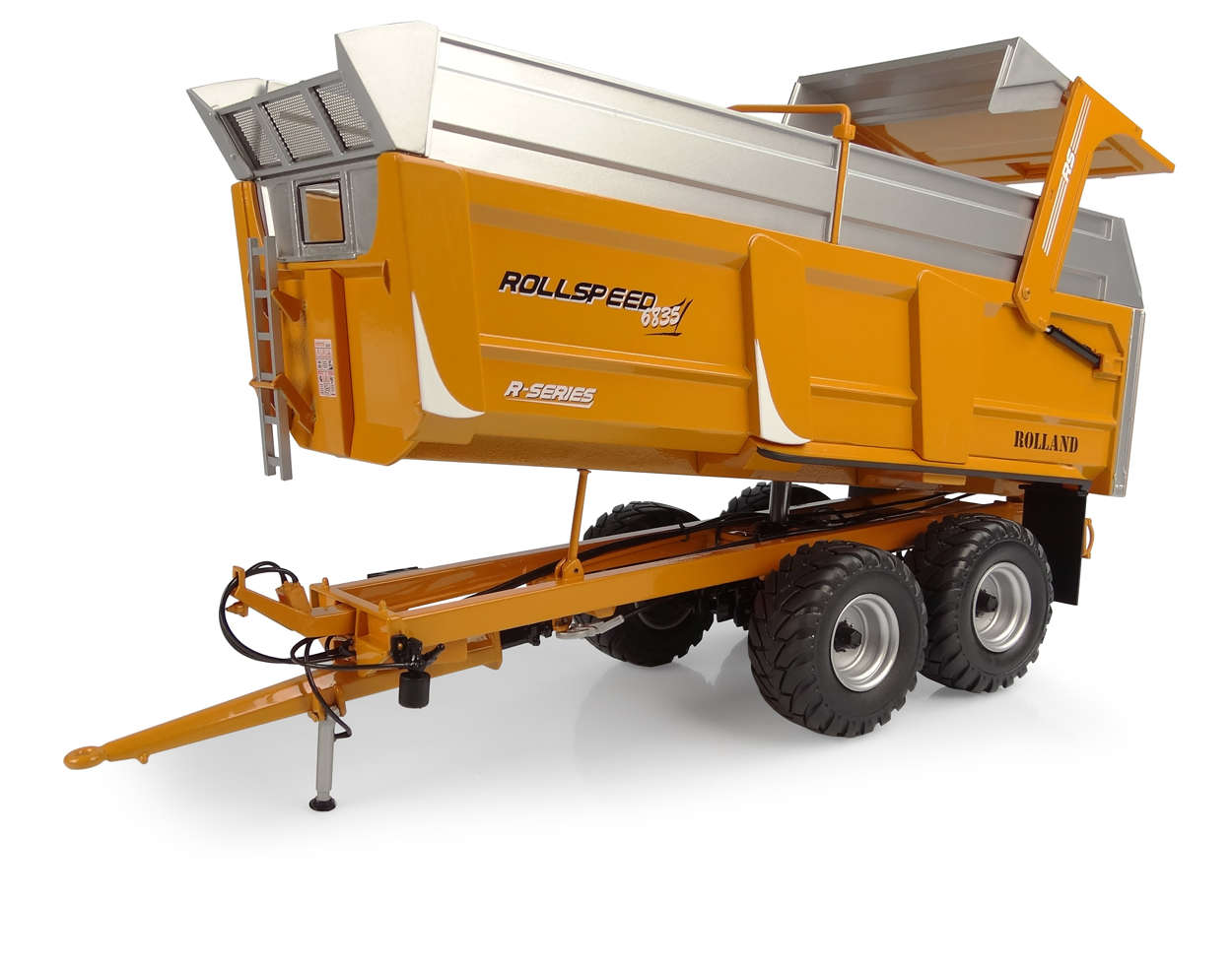 Rolland Rollspeed 6835 gelb Muldenkipper Modell von Universal Hobbies 1:32