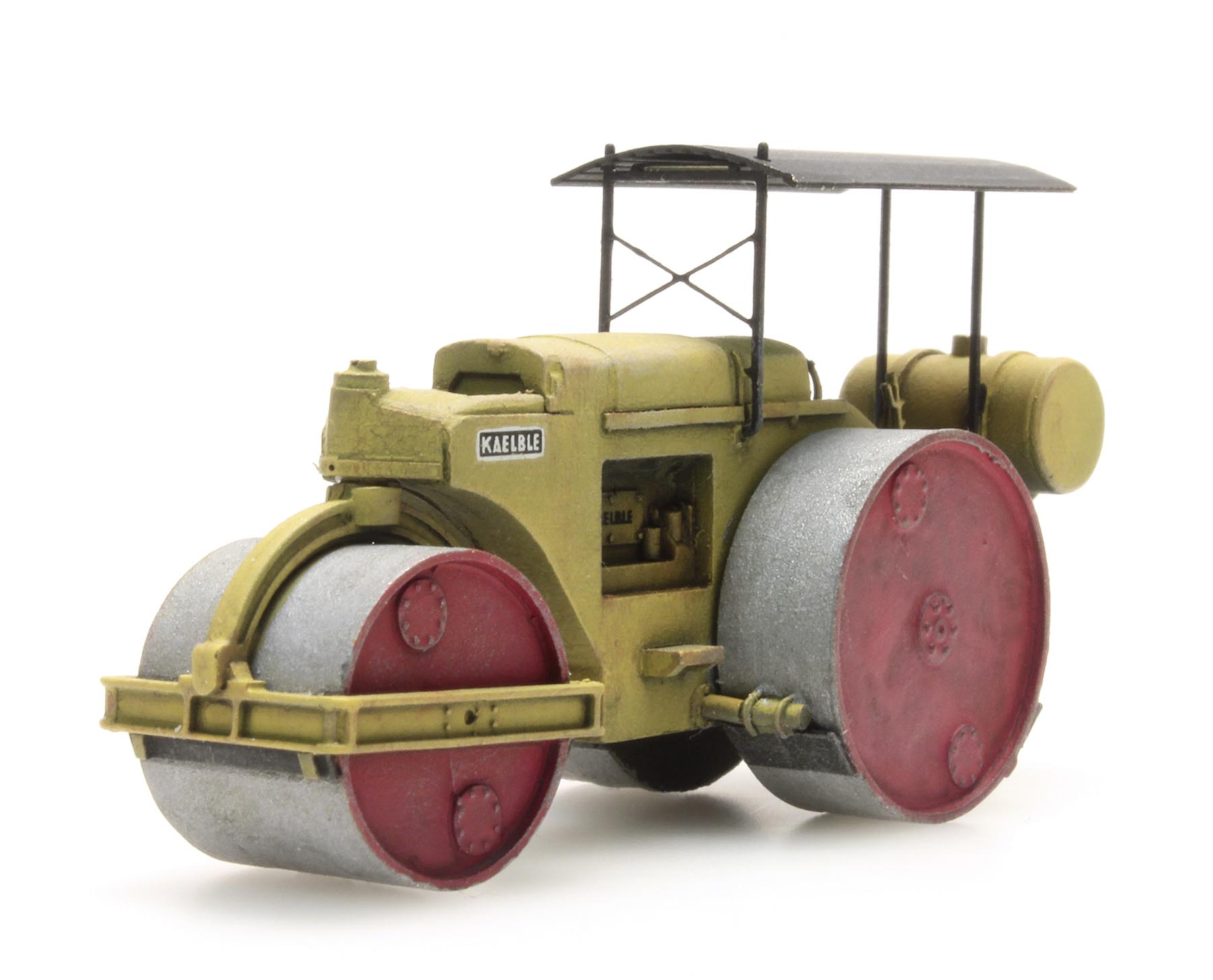 Kaelble Straßenwalze 6 WM, Bj. 63, gelb (Fertigmodell koloriert) Modell von Artitec 1:87