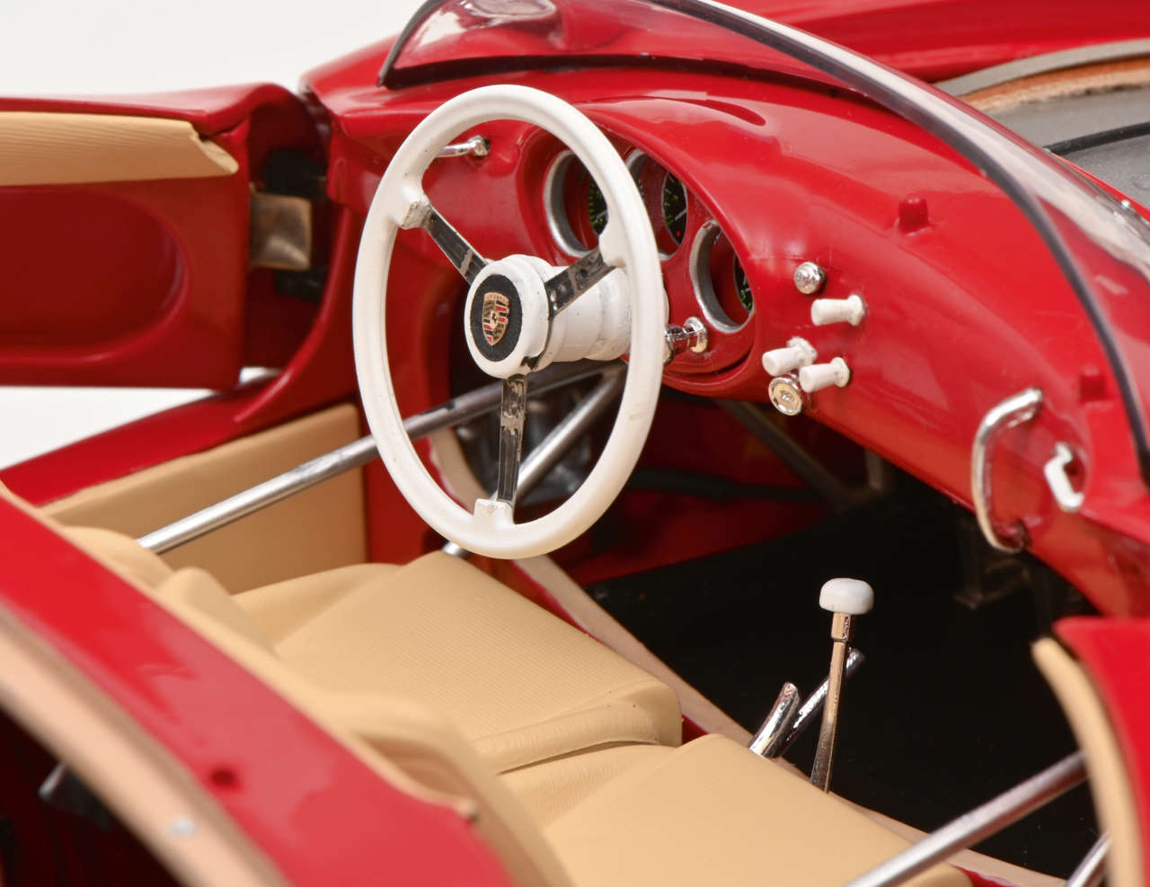 Porsche 550A Spyder rot Modell von Schuco 1:18