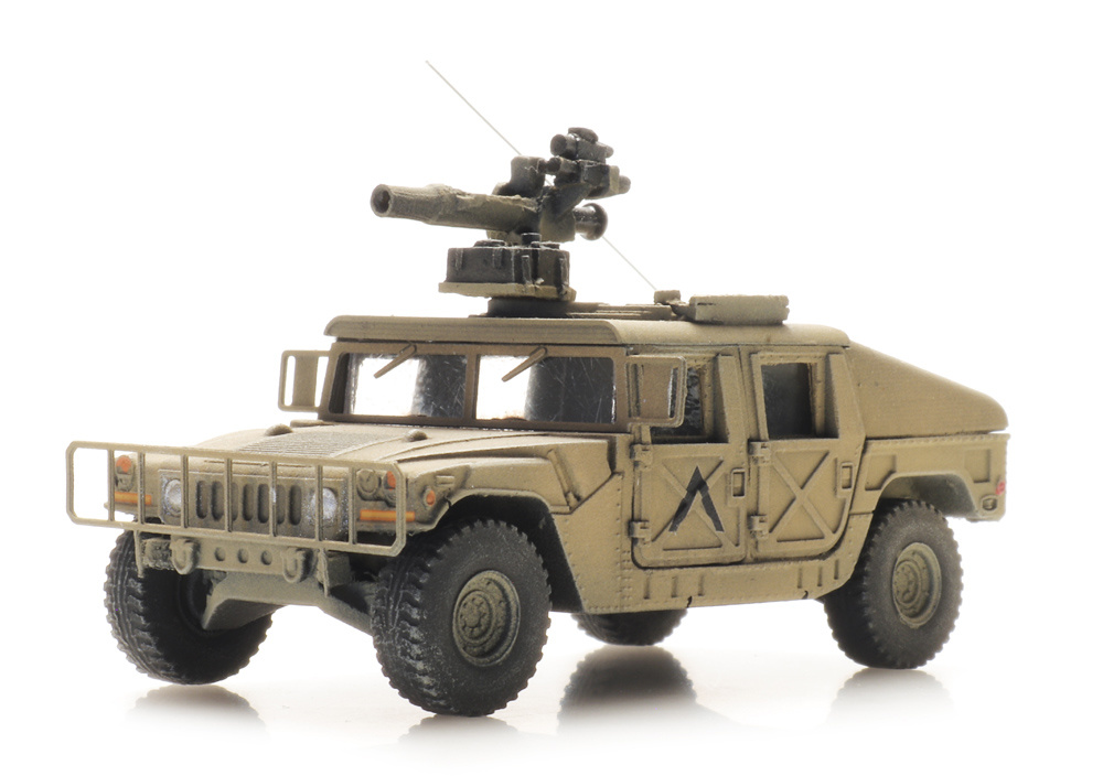 US Humvee Desert Armored TOW Modell von Artitec 1:87