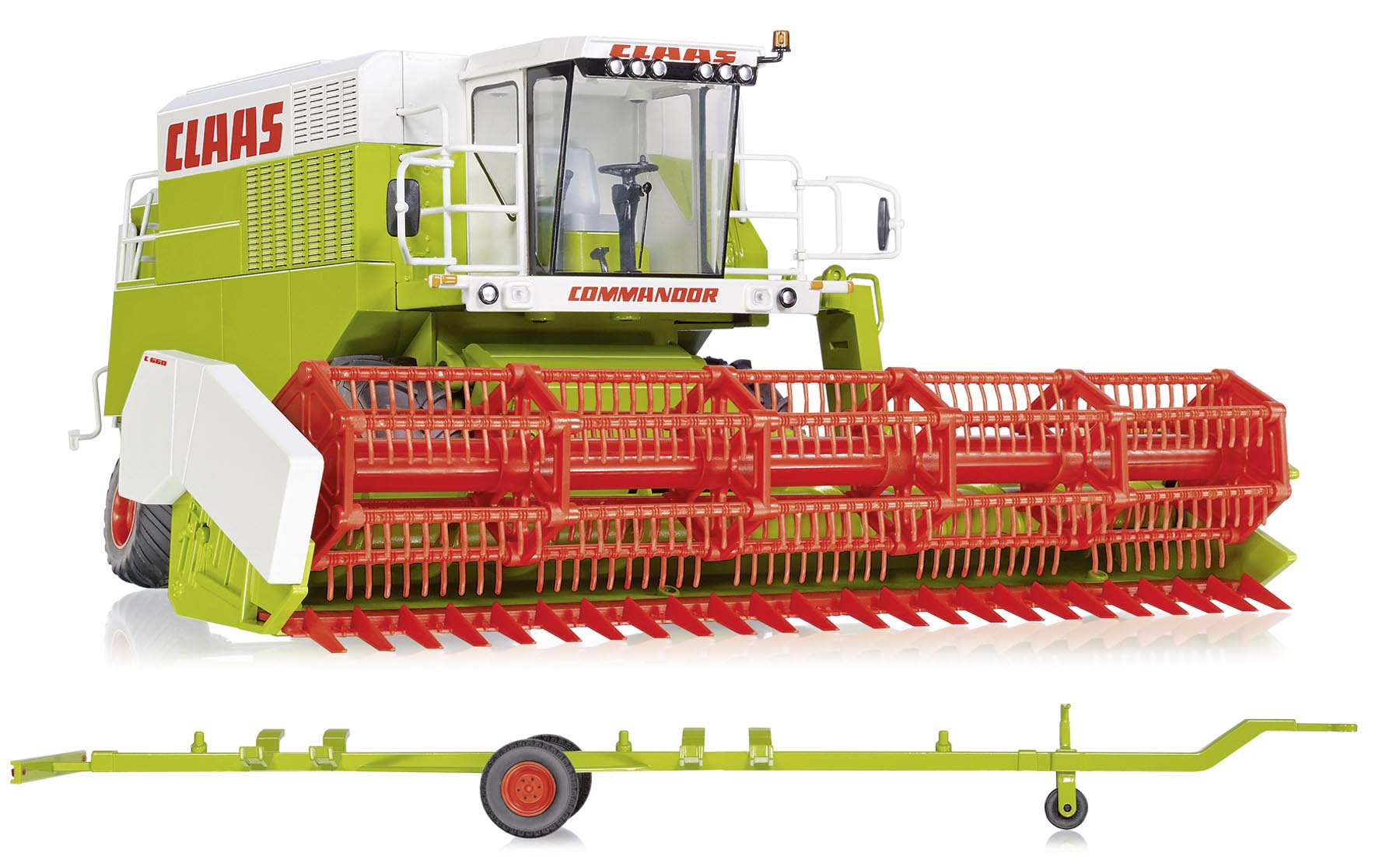 Claas Commandor 116 CS Mähdrescher Modell von WIKING 1:32