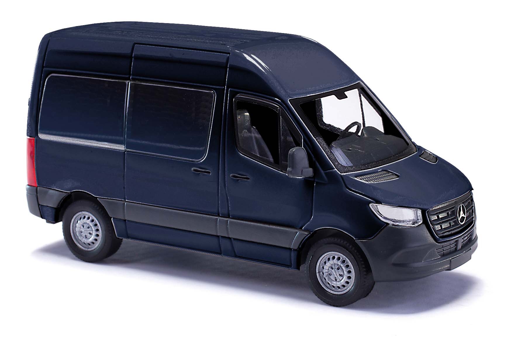 Mercedes-Benz Sprinter Kasten kurz mit Hochdach Bj. 2018 dunkelblau Modell von Busch 1:87
