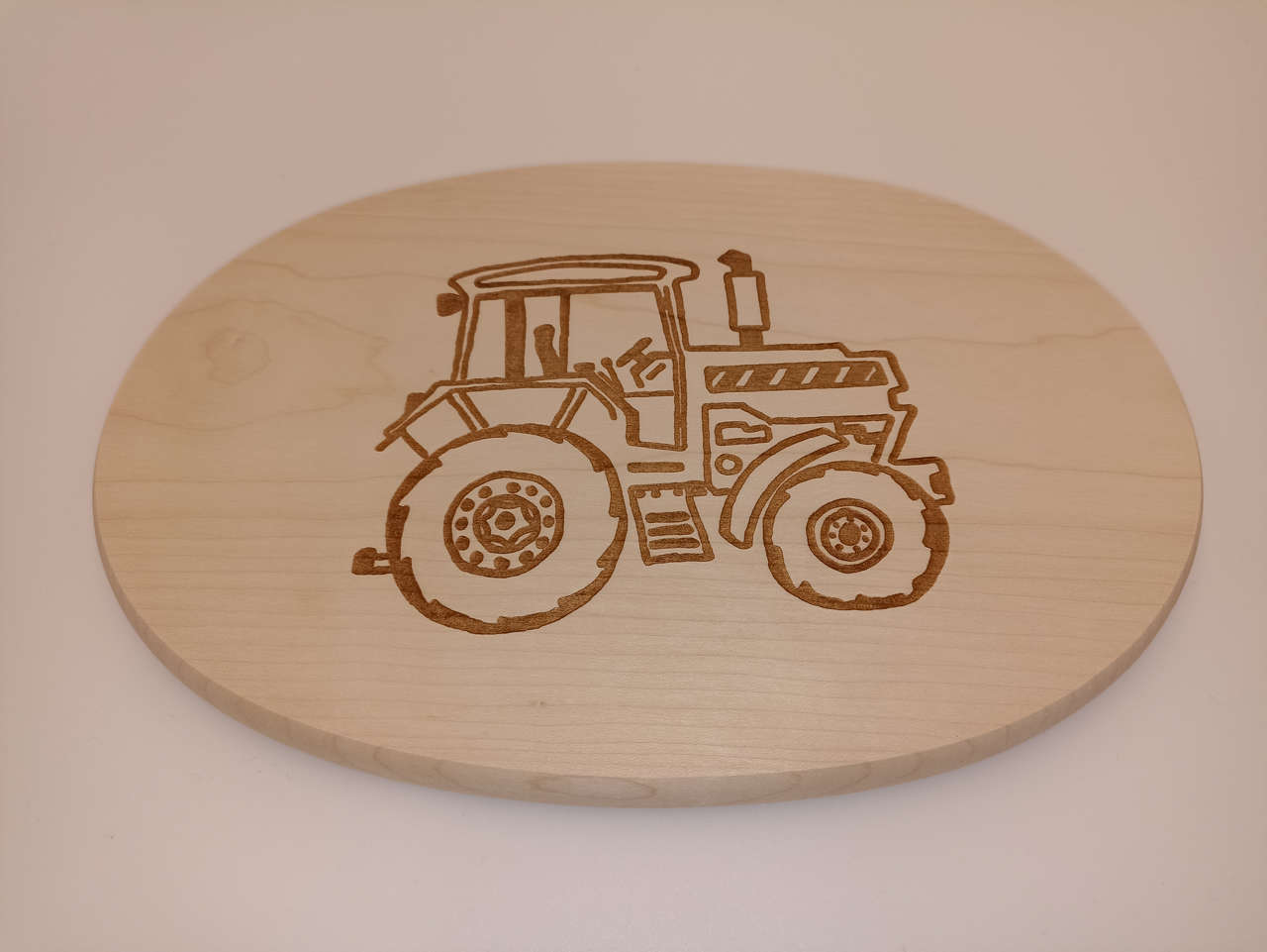 Frühstücksbrett Alter Traktor-1