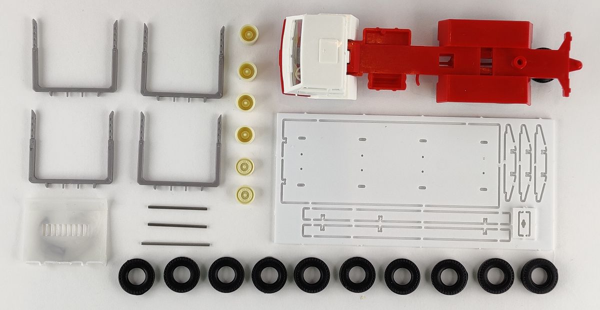 Steyr 91 Lkw Holztransporter Fräs-Bausatz  Modell von VK Modelle 1:87