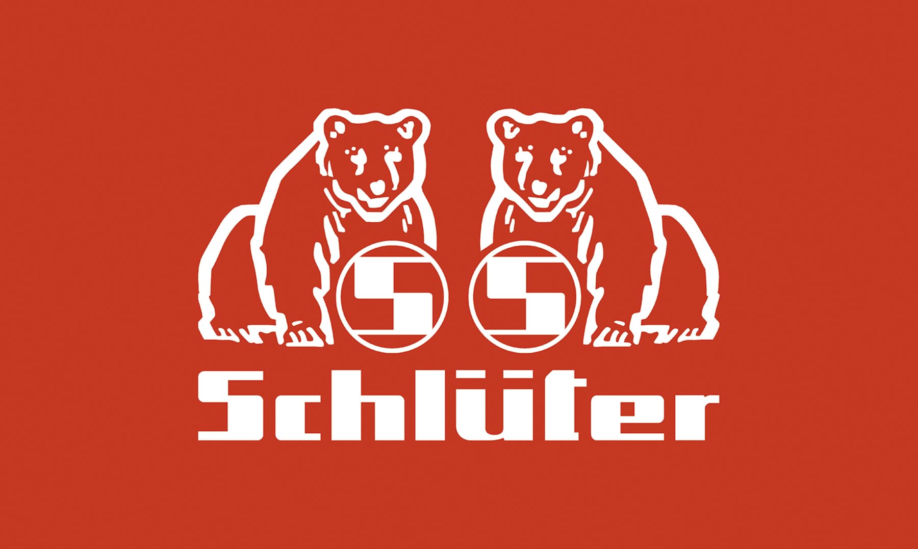 Fahne Schlüter mit zwei Bären