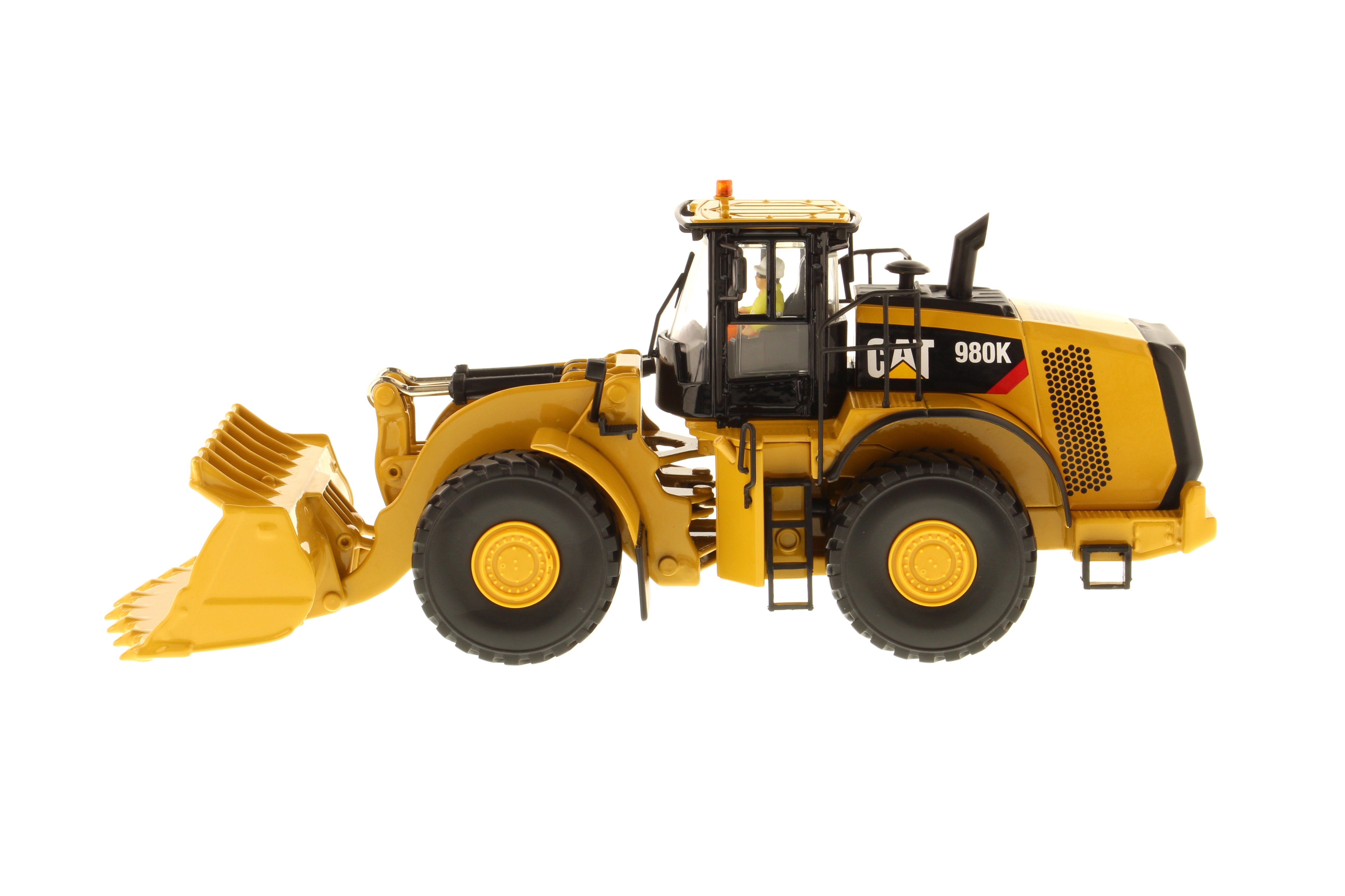 CAT 980K Radlader mit Felsschaufel Modell von DieCast Masters 1:50