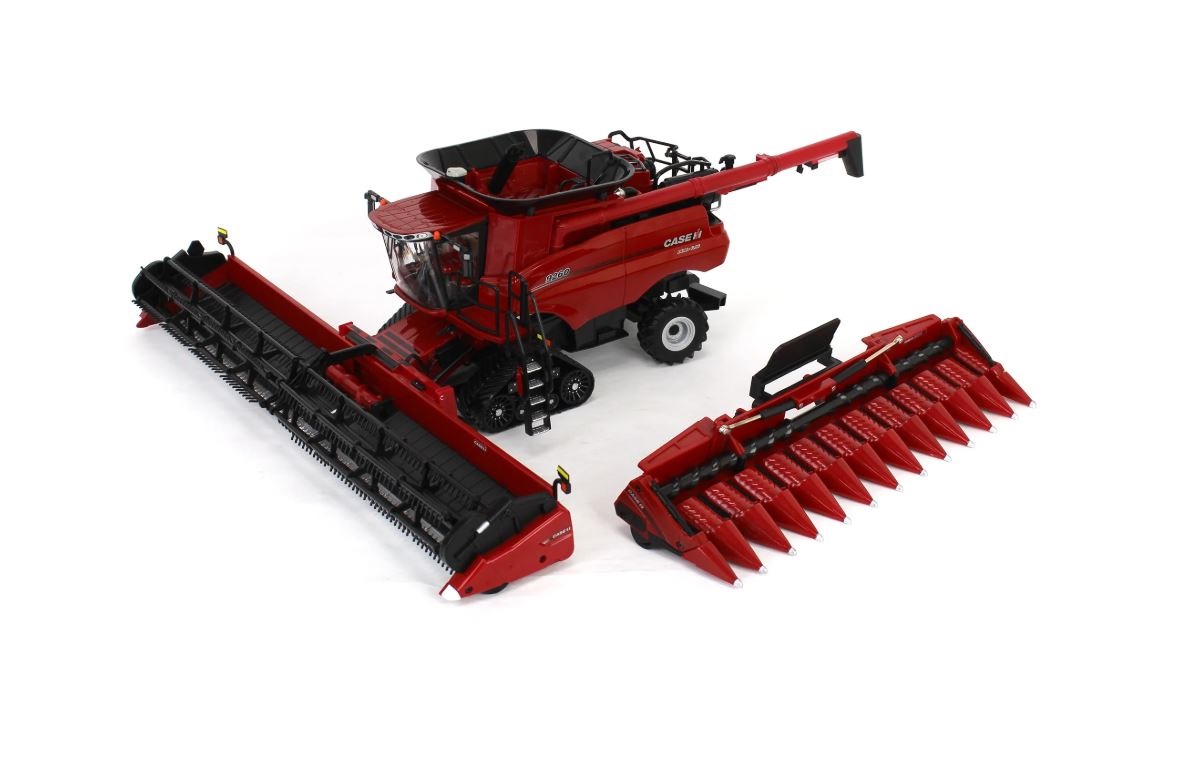 Case IH AFS Connect 9260 Raupenlaufwerk mit 2 Schneidwerken Prestige Collection Modell von Ertl 1:32