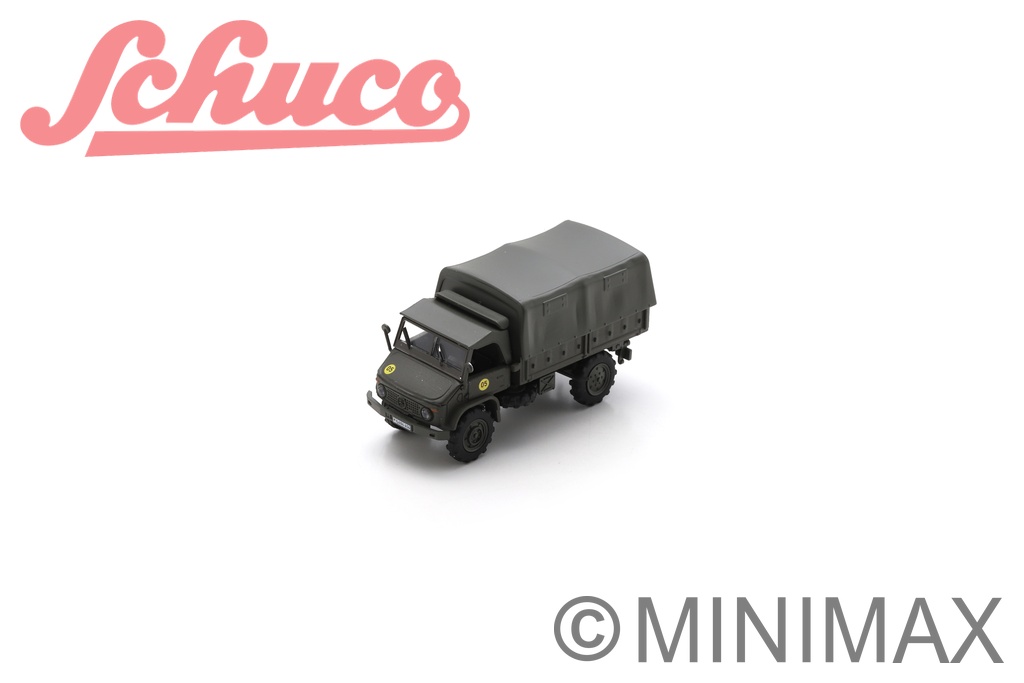 Unimog S404 Pickup BW uni Modell von Schuco 1:87